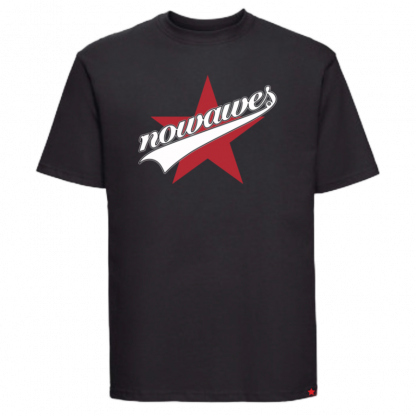 Allstar T-Shirt Schwarz mit rotem Stern // Nowawes T-Shirt mit Allstars Design