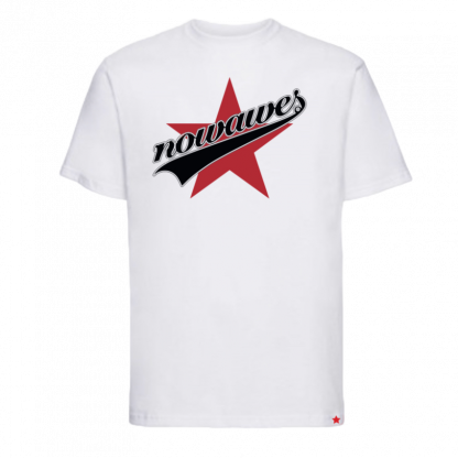 Allstar T-Shirt Weiß mit rotem Stern // Nowawes T-Shirt mit Allstars Design