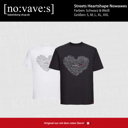 Nowawes T-Shirt mit Streets Heartshape Design I Nowawes